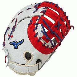 F50PSE3 MVP Prime First Base Mitt 13 inch (Red-Black, Right Hand Throw) : Patent pendin